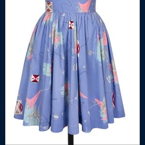 Trashy Diva Lilac Atomic mini circle skirt size 8